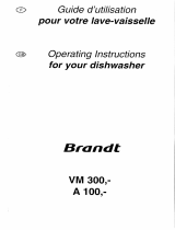 Groupe Brandt A100FE1 Owner's manual