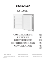 Groupe Brandt FA1000E Owner's manual