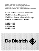 De Dietrich FG2544D1 Owner's manual