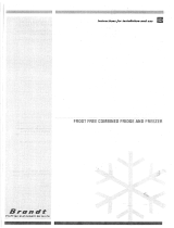 Groupe Brandt CFA310WU Owner's manual