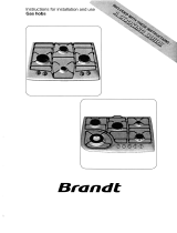 Groupe Brandt HFD53F1F Owner's manual