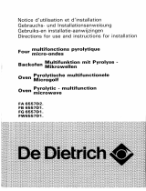 De Dietrich FA6557D2 Owner's manual