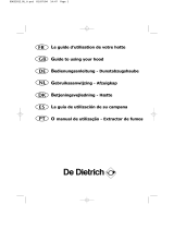 De Dietrich DHD519BE1 Owner's manual