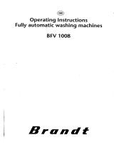 Groupe Brandt BFV1008 Owner's manual