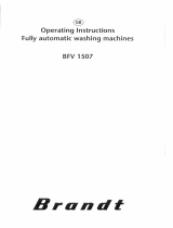 Groupe Brandt BFV1507 Owner's manual