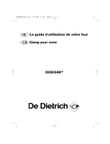 De Dietrich DOD348BG1 Owner's manual