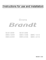 Groupe Brandt BMC131X Owner's manual
