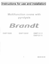 Groupe Brandt BMP261X Owner's manual
