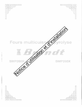 Groupe Brandt BMP260B Owner's manual