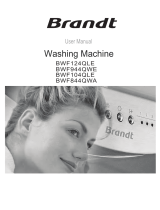 Brandt BWF944QWE Owner's manual