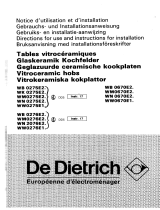 De Dietrich WN0670E2 Owner's manual