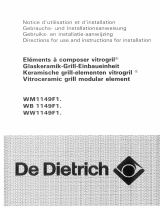 De Dietrich WW1149F1 Owner's manual