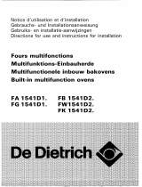 De Dietrich FG1541D1 Owner's manual