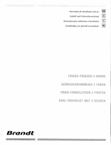 Groupe Brandt DDB252WE Owner's manual