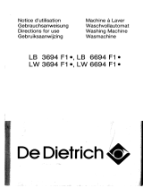De Dietrich LB6694F1 Owner's manual