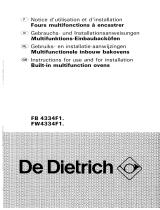 De Dietrich FW4334F1 Owner's manual