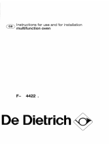 De Dietrich FX4422U1 Owner's manual