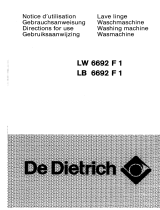 De Dietrich LW6692F1 Owner's manual