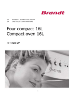 Groupe Brandt FC160MW Owner's manual