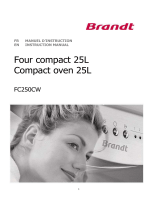 Groupe Brandt FC250CW Owner's manual