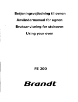 Brandt FC212XN1 Owner's manual