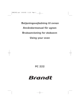 Groupe Brandt FC222WN1 Owner's manual
