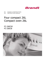 Groupe Brandt FC160CW Owner's manual