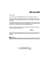 Brandt DFH815WE1 Owner's manual