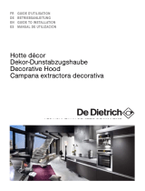 De Dietrich DHD1087M Owner's manual