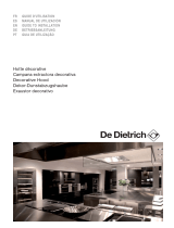 De Dietrich DHD1534X Owner's manual