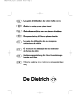 DeDietrich Cooker hood Owner's manual