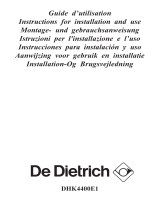 De Dietrich DHK4400E1 Owner's manual