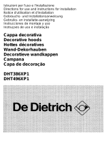 De Dietrich DHT386XP1 Owner's manual