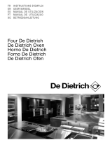 De Dietrich DOP1180BU Owner's manual