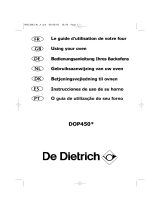 De Dietrich DOP450WE1 Owner's manual