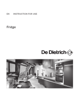De Dietrich DRS1023J Owner's manual