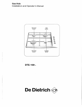 De Dietrich DTE100BU1 Owner's manual