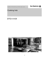 De Dietrich DTG1410X Owner's manual