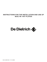 De Dietrich DTG796XA Owner's manual