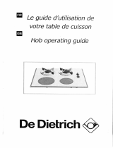 De Dietrich DTI302XE1 Owner's manual