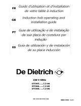 De Dietrich DTI305XE1 Owner's manual