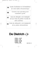De Dietrich DTV303BE1 Owner's manual