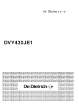 De Dietrich DVY430JU1 User manual