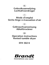 Groupe Brandt EFH302K Owner's manual