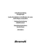 Groupe Brandt EFH303K Owner's manual