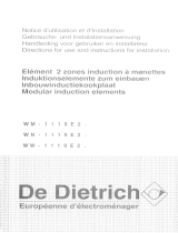 De Dietrich WM1119E2 Owner's manual