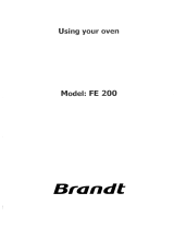 Groupe Brandt FE200WS1 Owner's manual