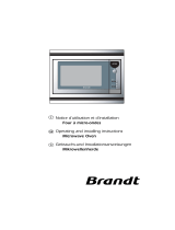 Brandt ME430WE1 Owner's manual
