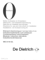 De Dietrich WE5119E3 Owner's manual