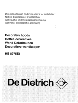 De Dietrich HE8975E3 Owner's manual